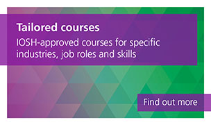 Tailored courses are IOSH-approved courses for specific industries, job roles and skills